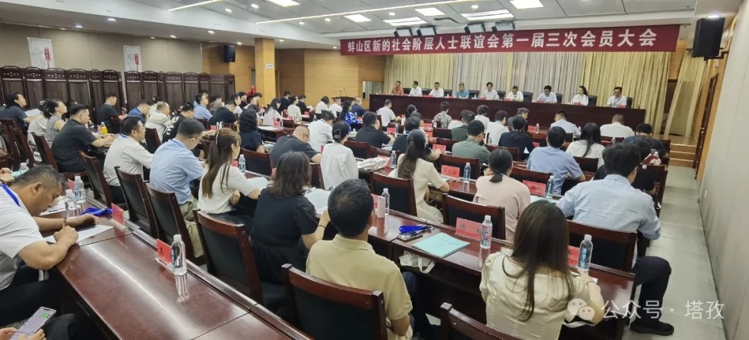 塔孜科技集团参加蚌埠市蚌山区新联会大会